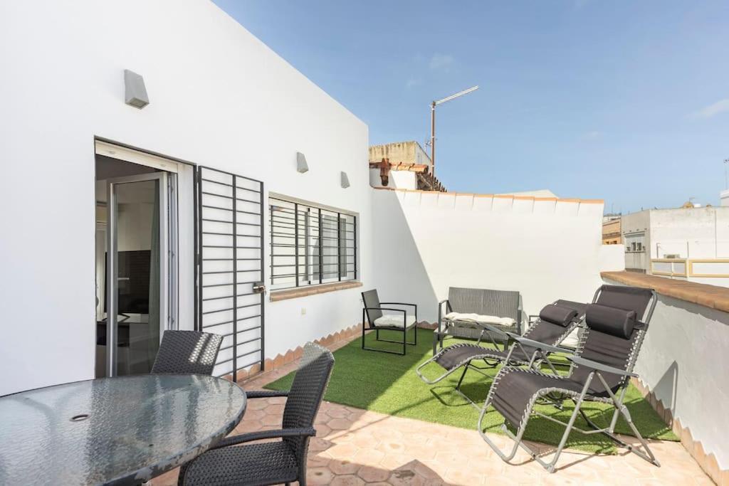 Duplex Con Terrazas En El Centro El Puerto De Santa Maria公寓 外观 照片